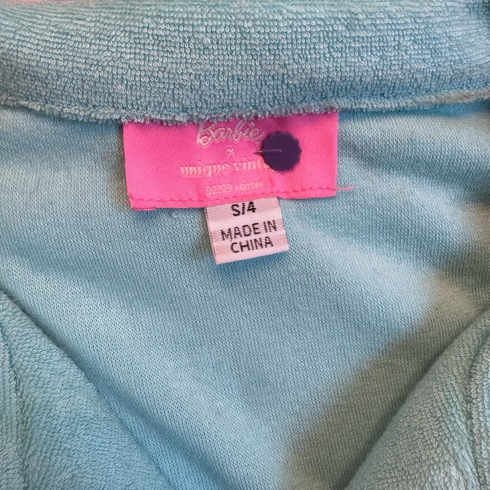 Barbie Aqua Terry Cloth Garment - Picture 6 of 6